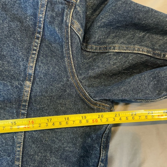 Vintage 80s Levis Sherpa Denim Trucker Jacket (size 38R) Made in USA - Picture 7 of 10